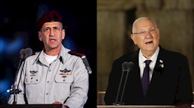 רובי ריבלין ואביב כוכבי, צילום: אוליבייר פיטוסי פלאש90